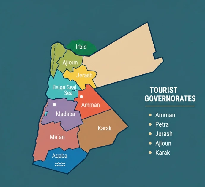 Customized Jordan travel itineraries and tour routes covering all tourist attractions